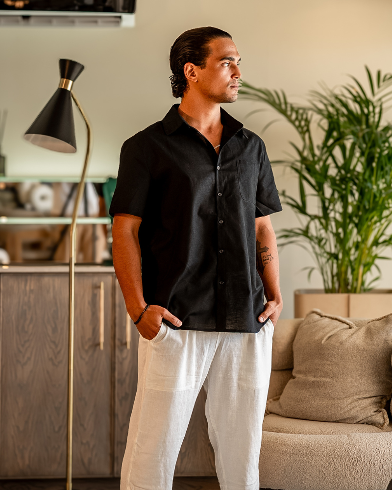 Le Cap – Chemise en lin (manches courtes)