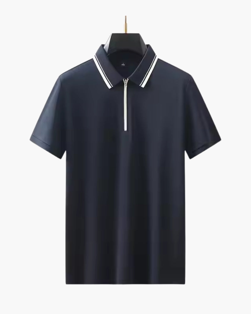 Ridgeway Poloshirt mit Reißverschluss