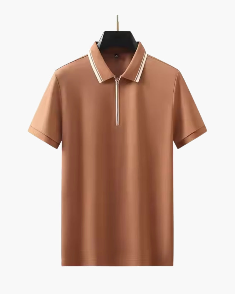Ridgeway Poloshirt mit Reißverschluss