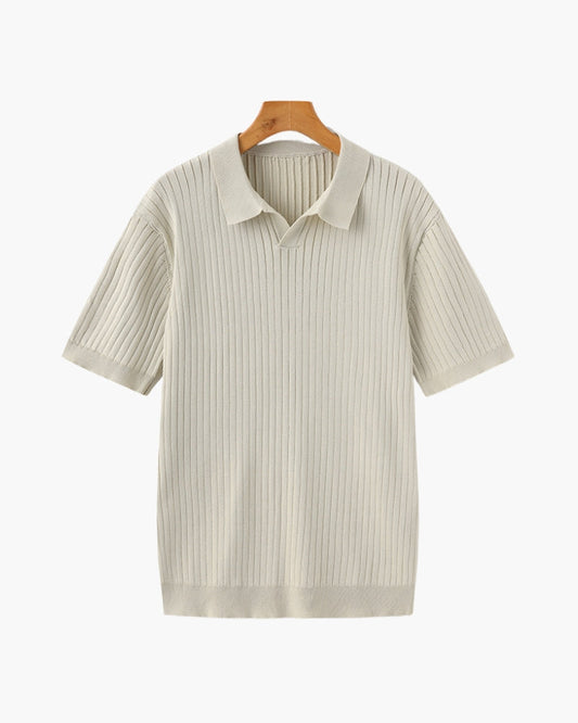 Polo côtelé haut de gamme