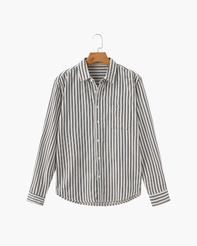 Chemise homme à rayures