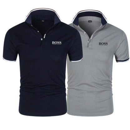 [Compra 1 y llévate 2] Kit Premiere de Camisetas Polo de H. Boss – Línea Profesional (pack de 2)