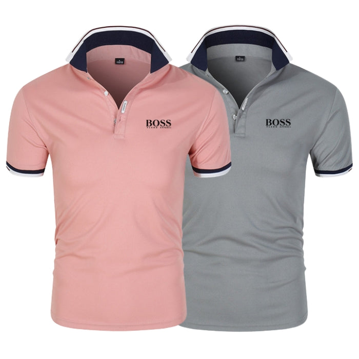 [Compra 1 y llévate 2] Kit Premiere de Camisetas Polo de H. Boss – Línea Profesional (pack de 2)