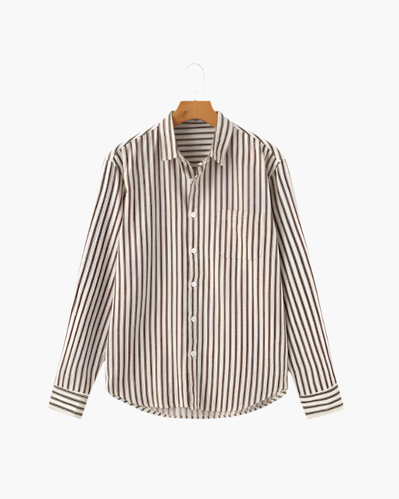 Chemise homme à rayures