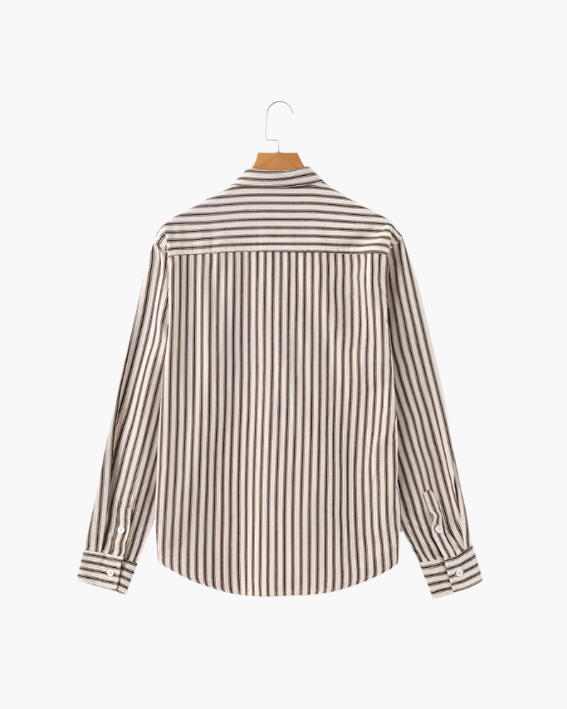 Chemise homme à rayures