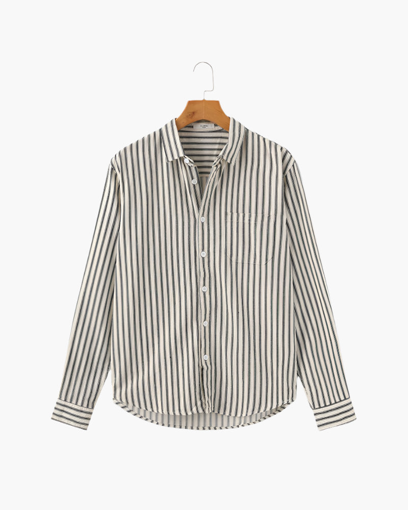 Chemise homme à rayures