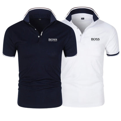 [Compra 1 y llévate 2] Kit Premiere de Camisetas Polo de H. Boss – Línea Profesional (pack de 2)