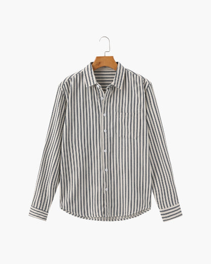 Chemise homme à rayures