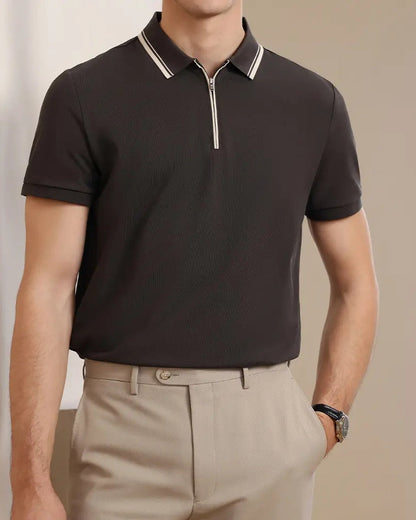 Ridgeway Poloshirt mit Reißverschluss